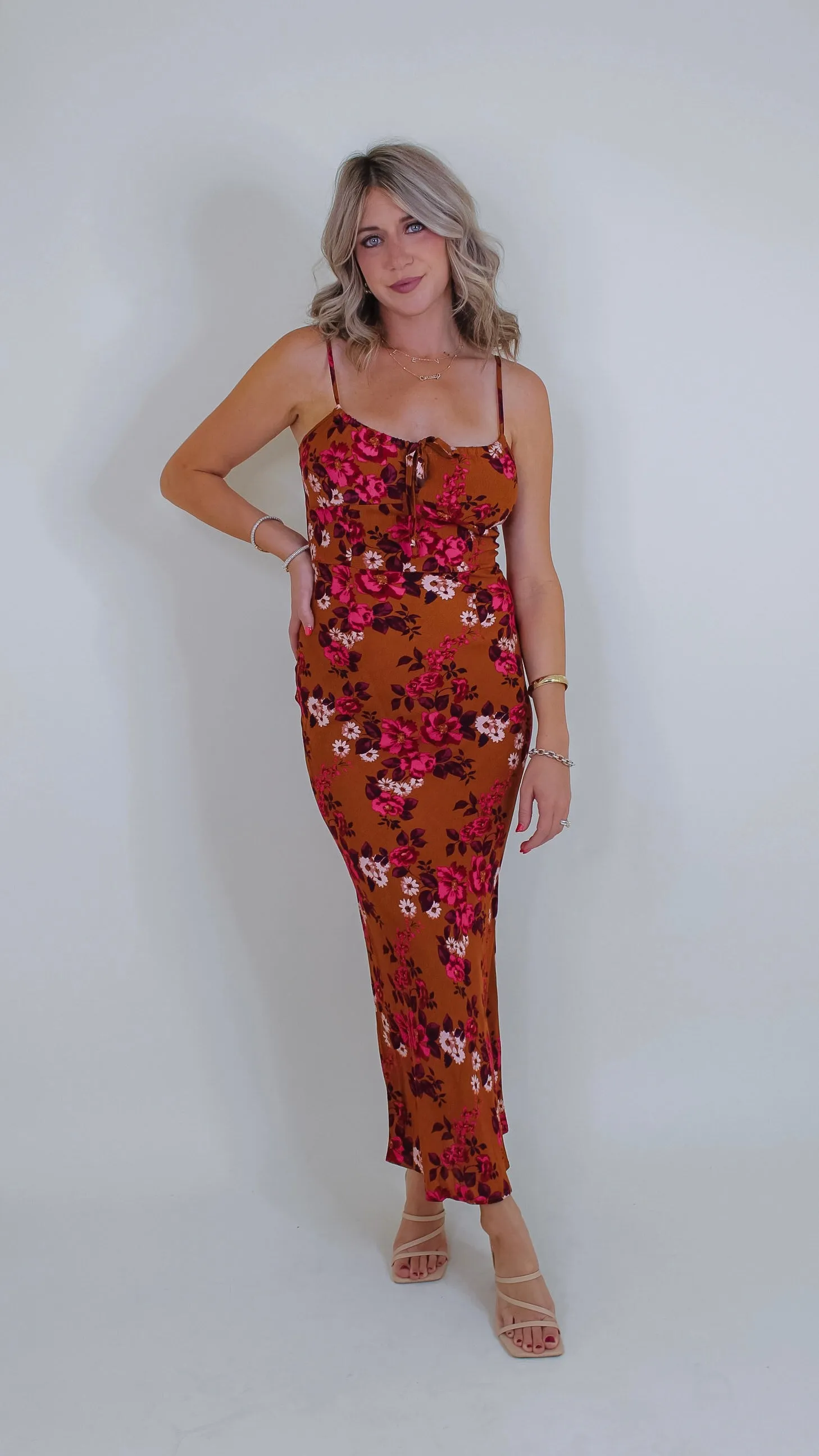Vintage Garden Maxi Dress