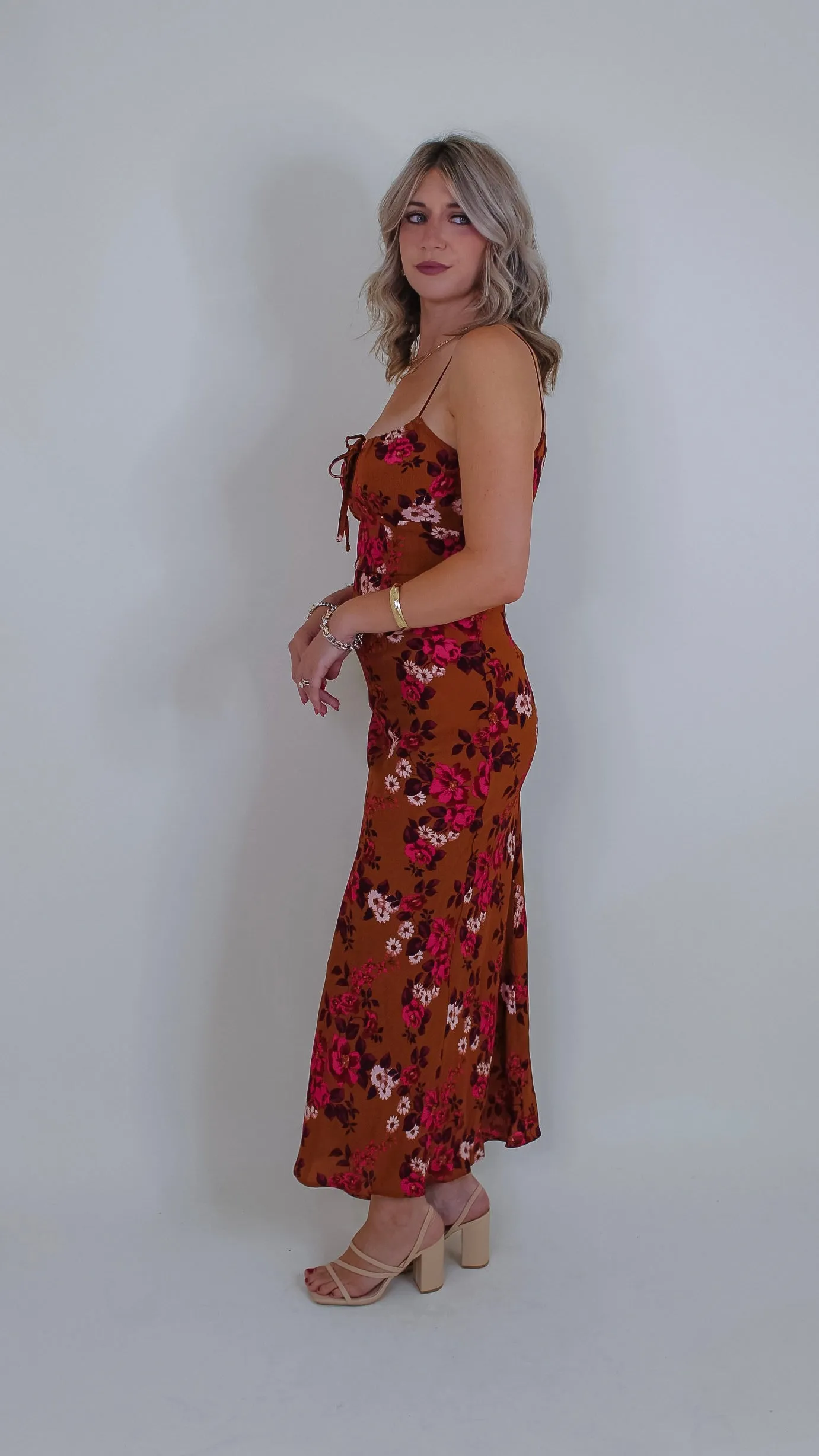 Vintage Garden Maxi Dress
