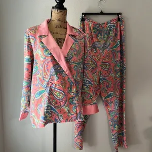 Vintage Victoria’s Secret gold label blazer   elastic pants