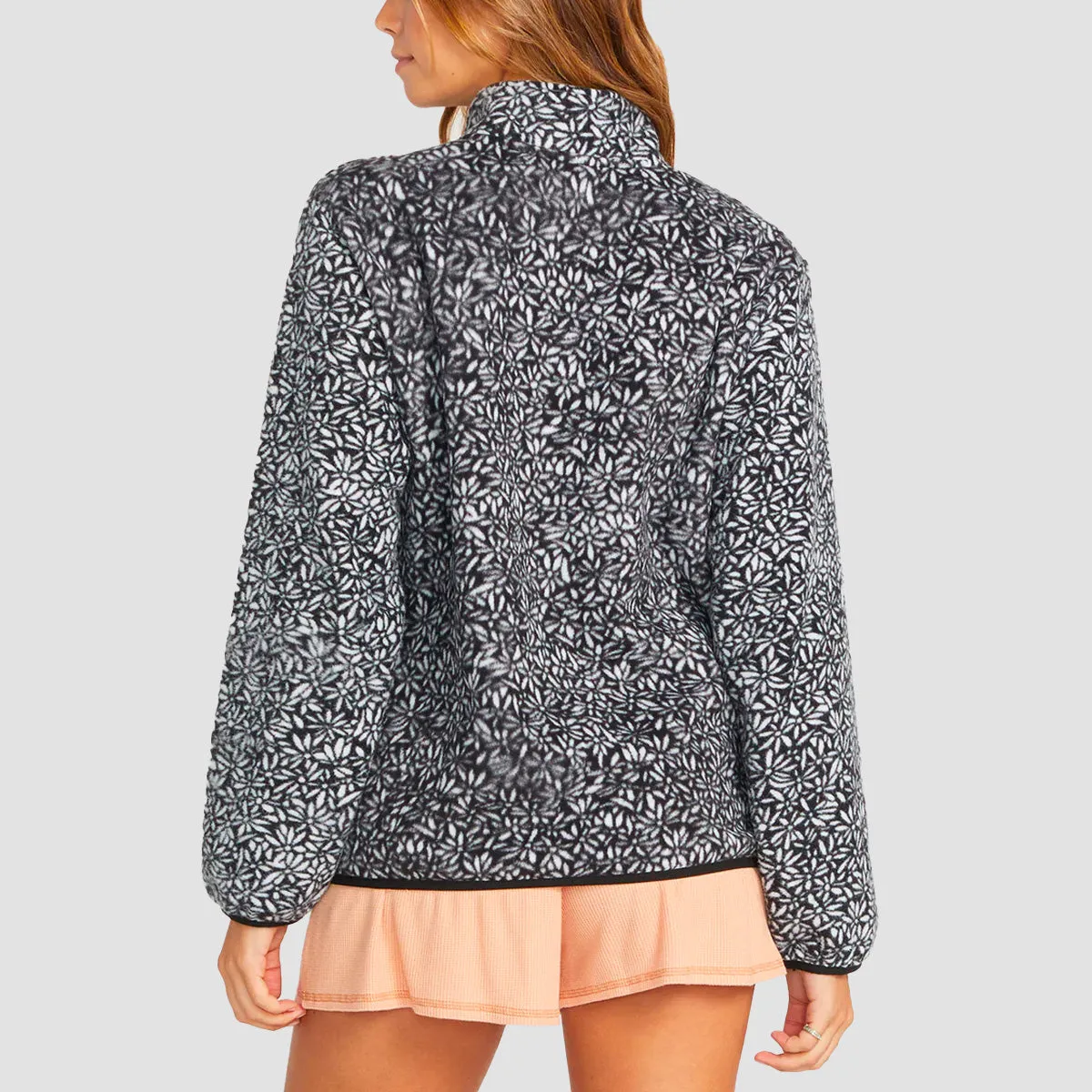 Volcom Pheelin It Mock Neck Sweatshirt Cloud - Womens