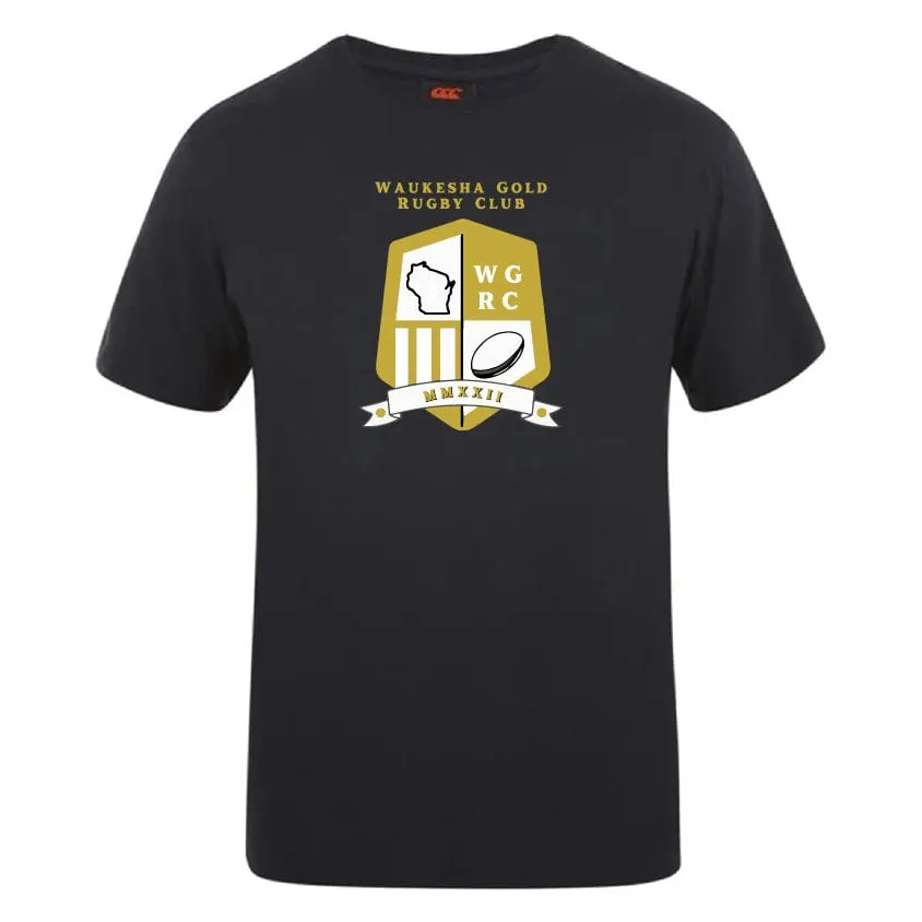 Waukesha Gold Rugby Club Plain Tee by Canterbury