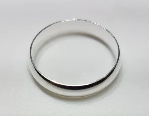 Wedding Band (Silver, Plain)