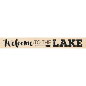 Welcome to the Lake Stick Sign