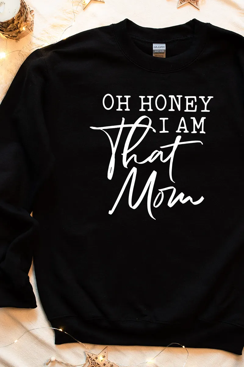 White Honey I'm That Mom Unisex NuBlend Crew Sweatshirt