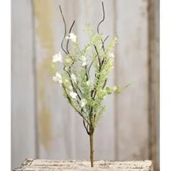 White Lobelia Pick, 14"