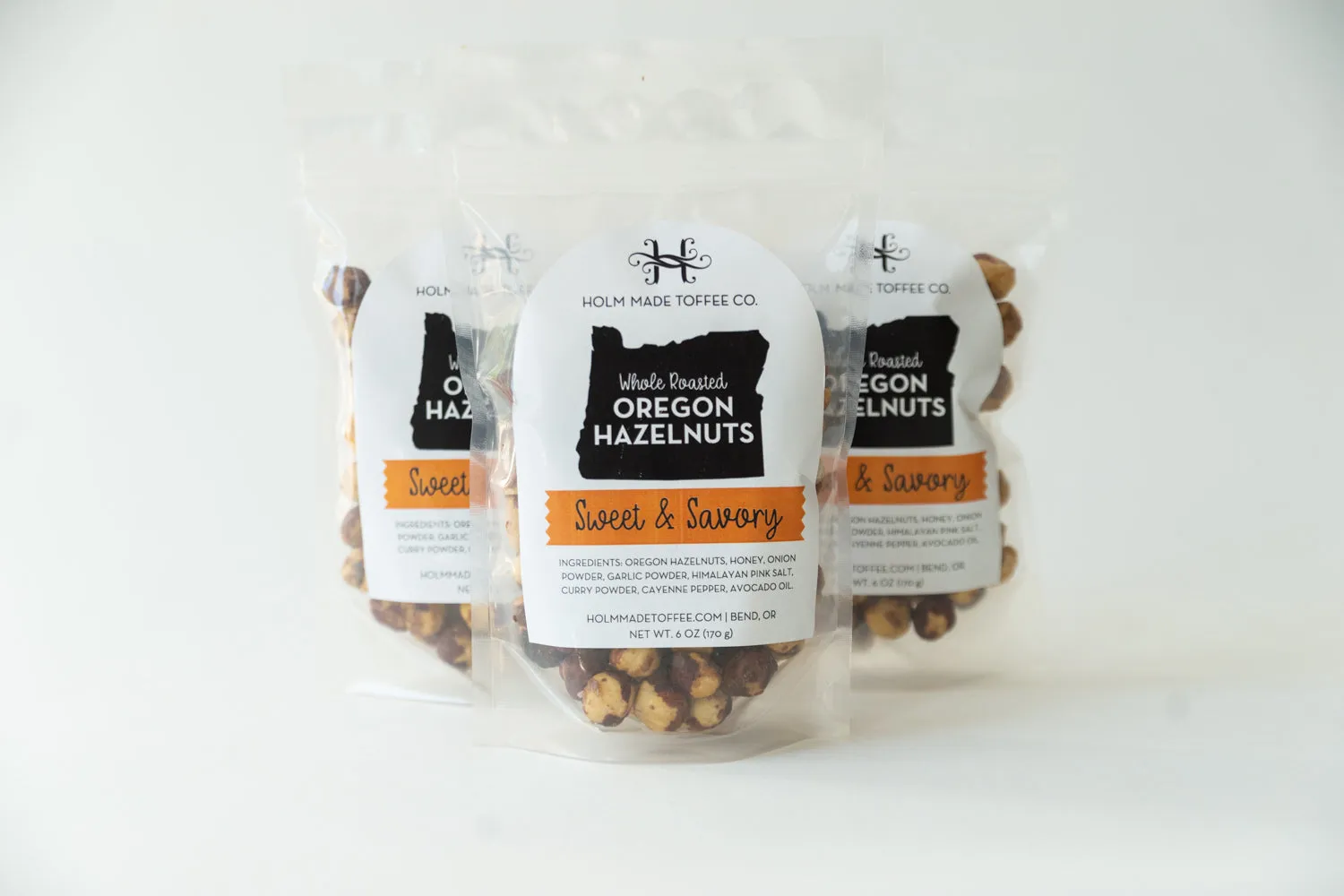 Whole Roasted Oregon Hazelnuts - Sweet and Savory