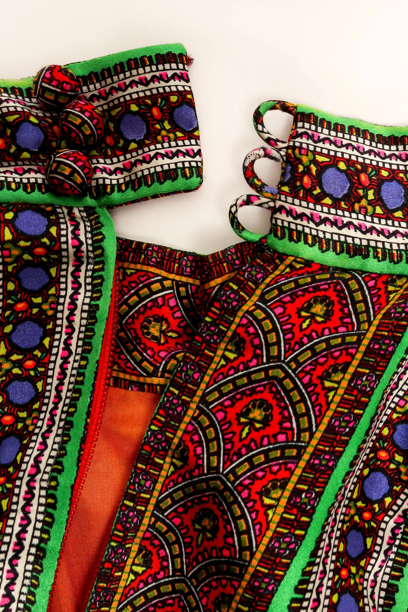 Wide Leg Paisley Silk Jumpsuit