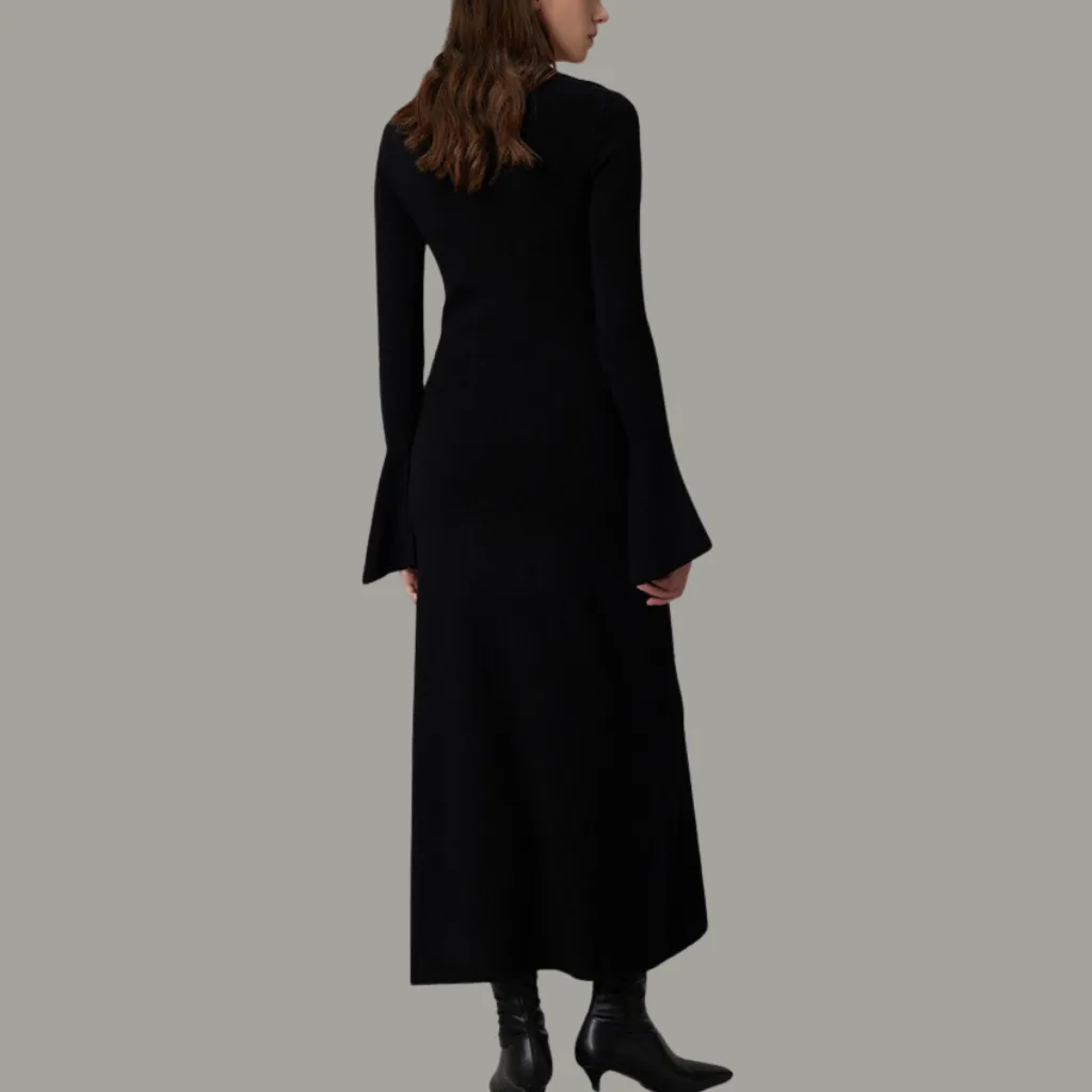 Women's Simple Solid Color Slim Dress