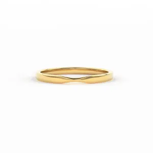 Yellow Gold Wedding Ring, Gold Womens Wedding Band, Simple Gold Band, Twisted Band, Simple Gold Ring, 14k Solid Gold
