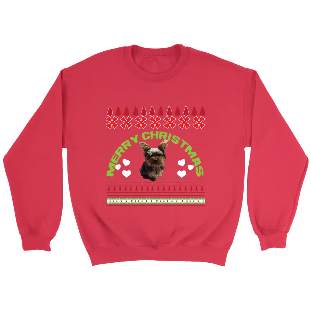 Yorkie Christmas Sweatshirt