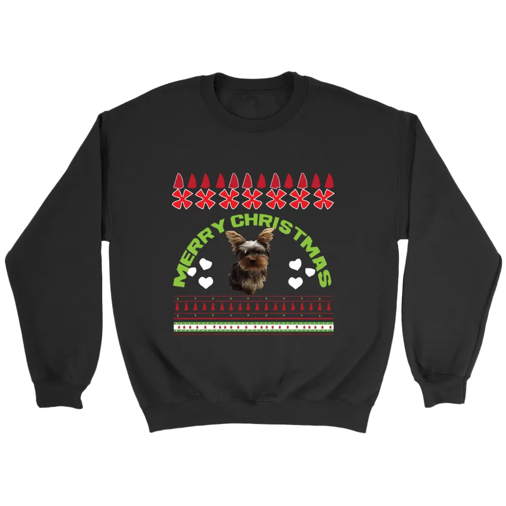 Yorkie Christmas Sweatshirt