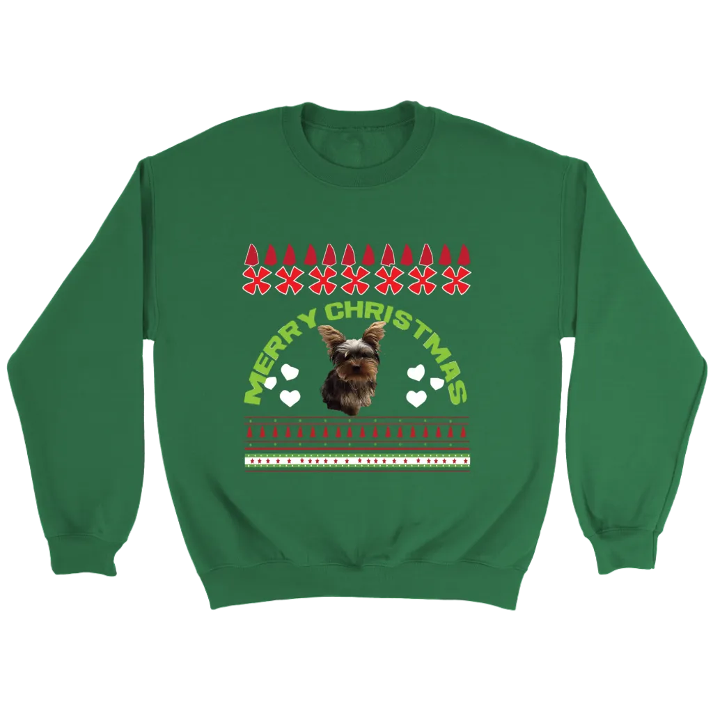 Yorkie Christmas Sweatshirt