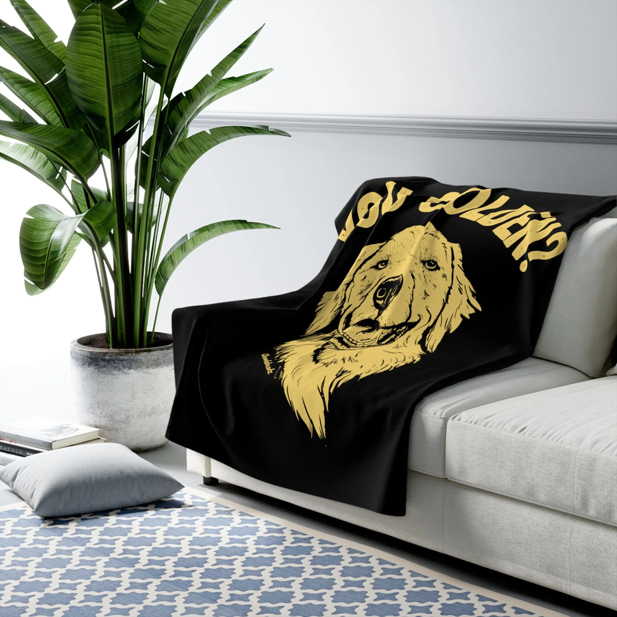 You Golden? Sherpa Fleece Blanket