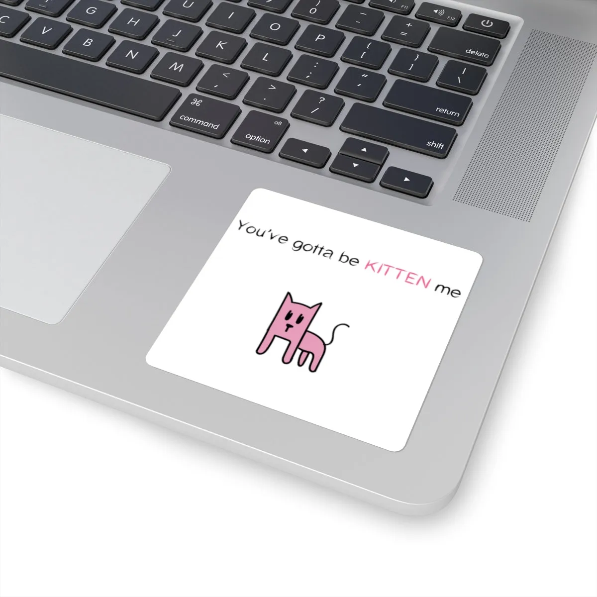 You've gotta be kitten me Square Stickers