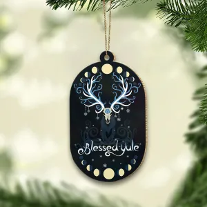 Yule Is Coming Wood Ornament 1609