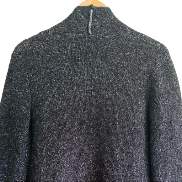 ZARA Knit Supersoft Cozy Wool Blend Drape Front Boho Sweater Cardigan Size S